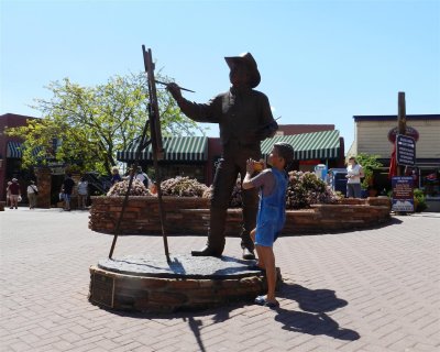 Sedona, AZ - they are both statues