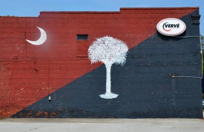 GameCock Nation Mural on Elmwood