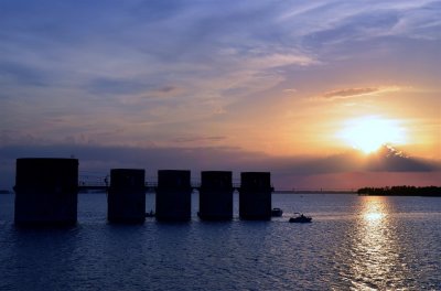Sunset from the Dam