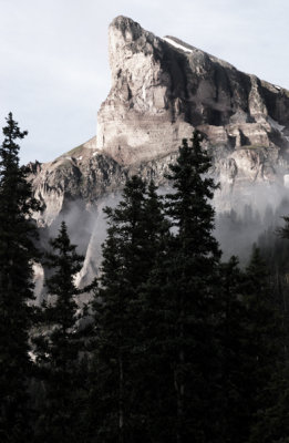 Morning fog in the Uncompahgre Wilderness