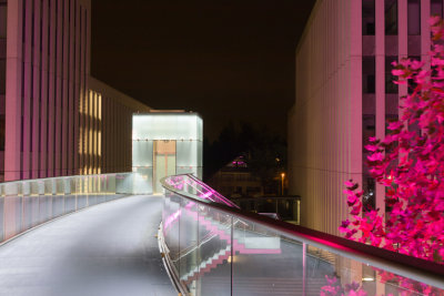 Bonn: Auf der Brücke bei der Telekom