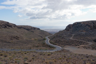 View from the Mirador Fataga toward Playa de Inglés