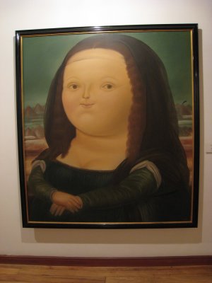 Botero's Mona Lisa