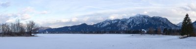 Panorama of the Alps