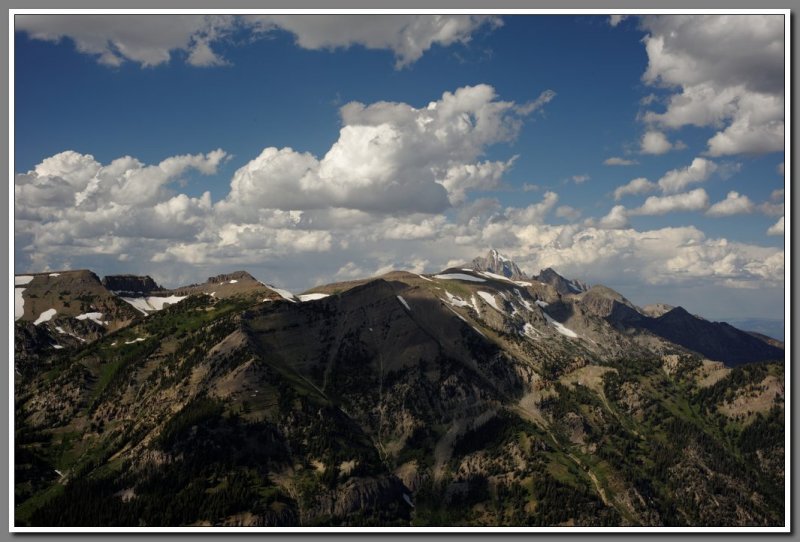 Tetons from Rendezvous Mountain
