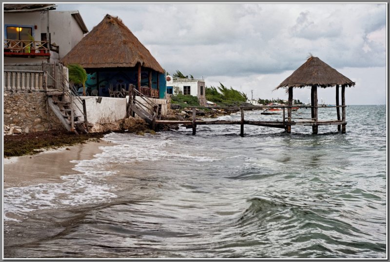 At Isla Mujeres Ferry Dock