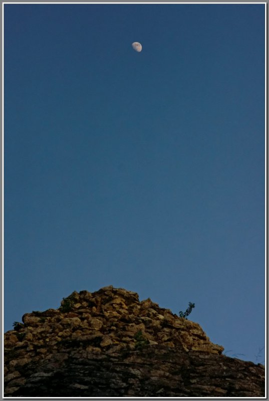Moon Over Coba Observatory