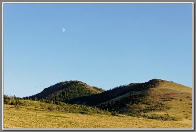 Moonrise Near Green Mountain