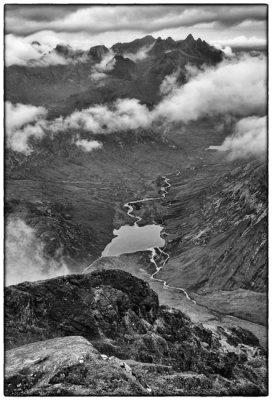 Sgurr nan Gillean from Bla Bheinn - DSC_9040bw.jpg