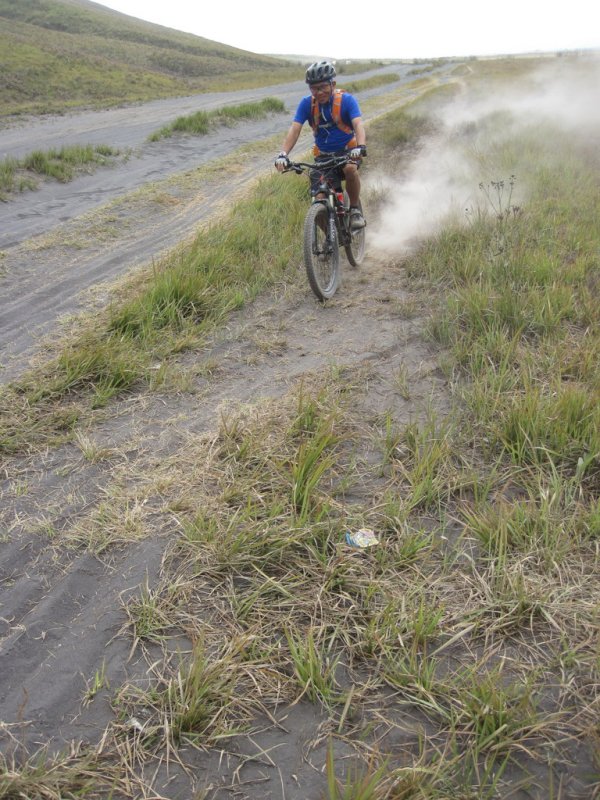 Riding at Bromo Craters