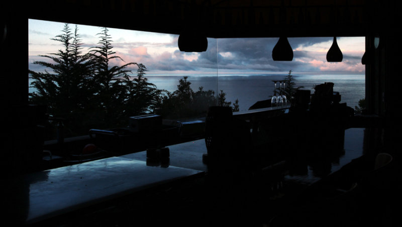 Sushi bar view at dawn