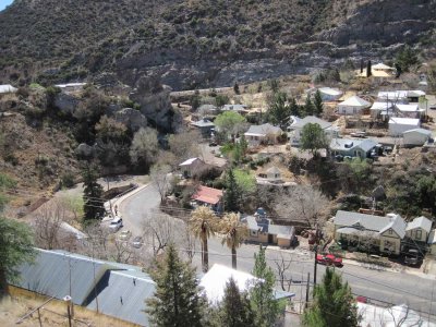 Castle Rock from Hairpin turn on High Road in Old Bisbee