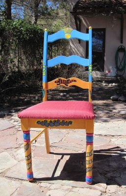 my art chair - made in Bisbee - view 1