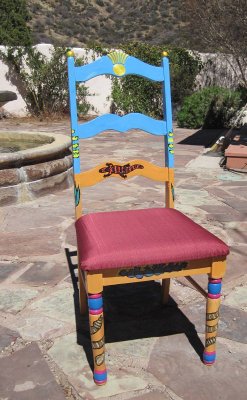 my art chair - made in Bisbee - view 2