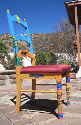 my art chair - made in Bisbee - view 3