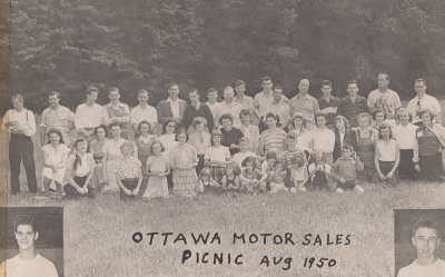 Ottawa Motor Sales Picnic - August 1950