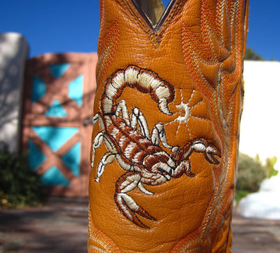 El Alacrn de Durango - Scorpion Cowboy Boots - detail