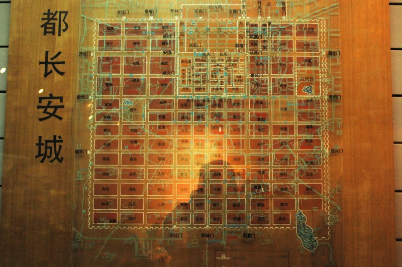 City Layout of Tang Dynasty Changan, Shaanxi State History Museum