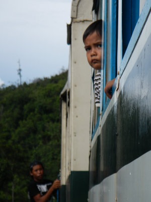 A Malaysian kid, Pengi station.