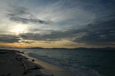Dawn on Mantanani Is.