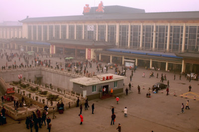 Outlook to Xian Station, Xian Wall