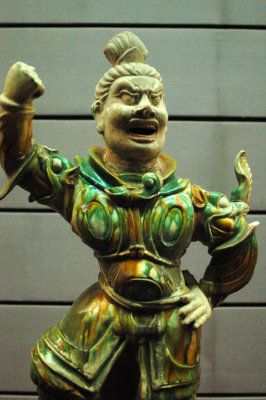 God, Tri-color Pottery, Tang Dynasty, Shaanxi State History Museum