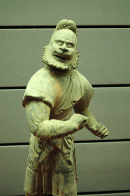 Arabian Merchant, Tri-colors Pottery, Tang Dynasty, Shaanxi State History Museum