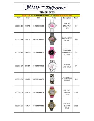 MAR 2012 BON TON WATCH MKDNS3- 3-27