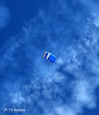 Wings of Blue parachutist
