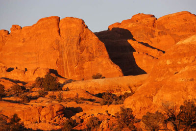 Devils Garden at sunset