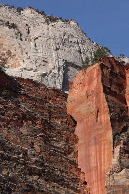 Temple of Sinawava viewed from Big Bend