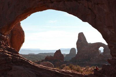 Turret Arch through North Window