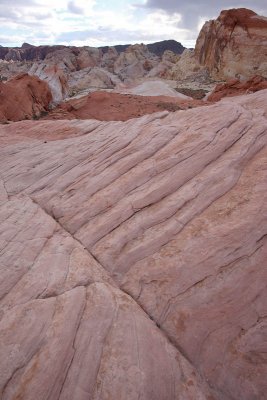 Between Rainbow Vista and White Domes