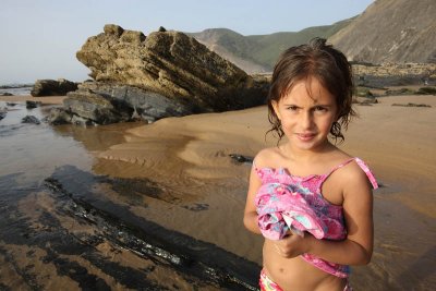Laura at Barriga beach