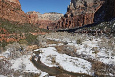 View from Emerald Pools Trails