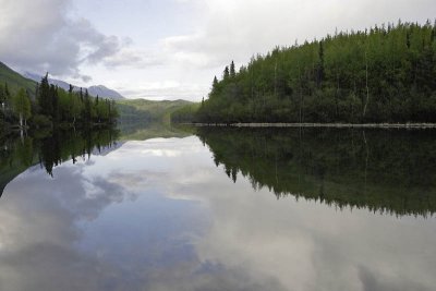 On the way to Matanuska Glacier