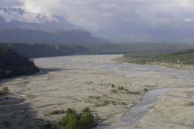 On the way to Matanuska Glacier