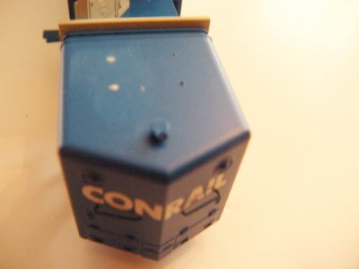Top view showing holes plugged and sanded