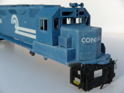 The prototype had the kick plate on the first step replaced as it was yellow, so I tried to match that up as well.