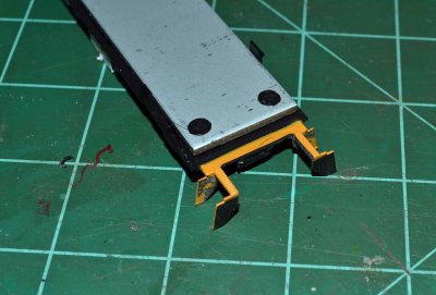 I learned from my mistake on the other end, cut the steps off first and then the end platform.