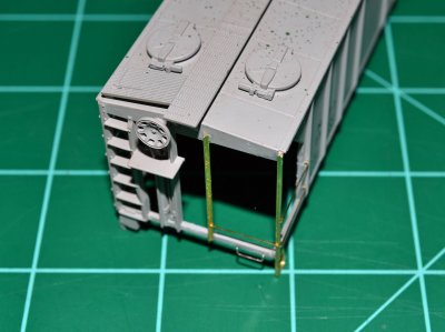 I used 1/32 brass angle to replace the thick stock corners