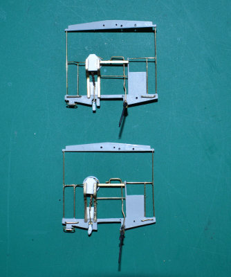 A & B end cages completed