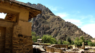 Inca Grain Storage on the Hill