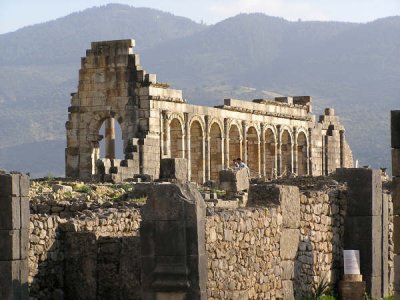 Volubilis built bye th Romans in 300 AD