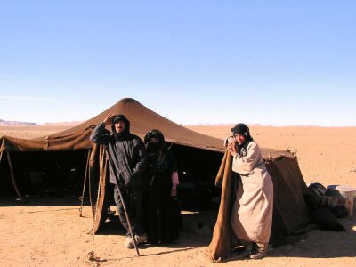 Visiting a Nomad Berber Family