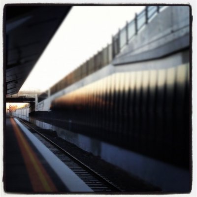 South Morang station in the morning