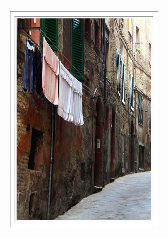 Siena Alley Scene