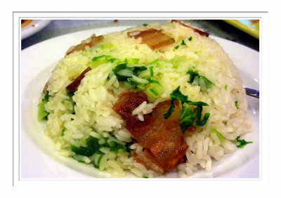Chinese Bacon Rice