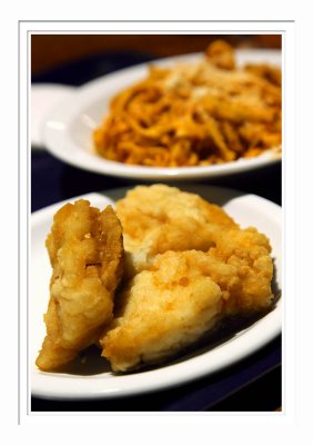 Fried Fish & Pasta