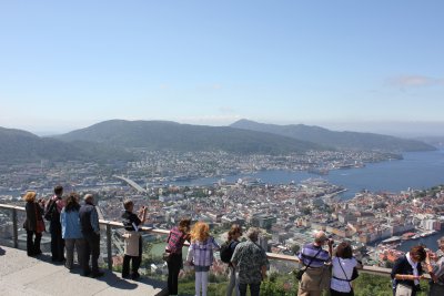Bergen鳥瞰